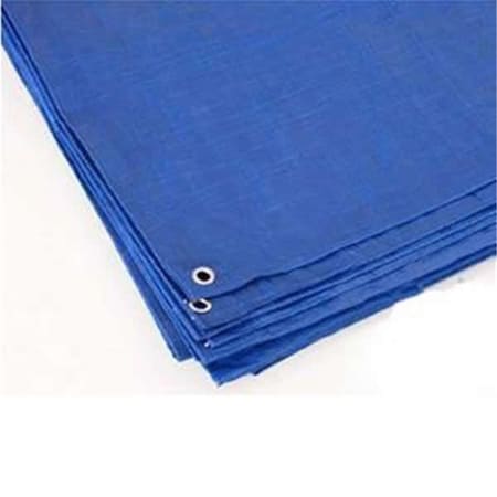 Texsport Texsport Camping 17420 8 ft. x 10 ft. Reinforced Rip-Stop Polyethylene Tarps - Blue T17420